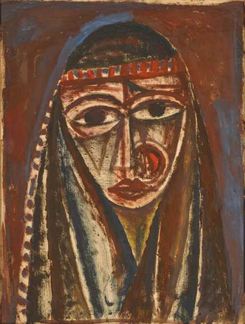 آرتچارت | بدون عنوان (پرتره زن عراقی) از شاکر حسن آل سعید