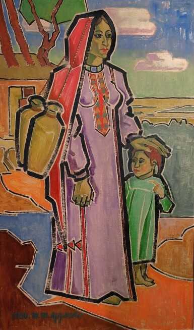 ArtChart | Untitled (Mother and Child) by Mahmoud Afifi