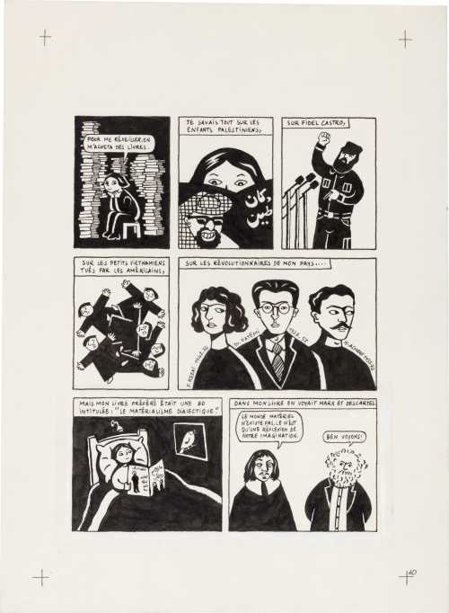 ArtChart | Persepolis (Original Book Art, page 10) by Marjane Satrapi