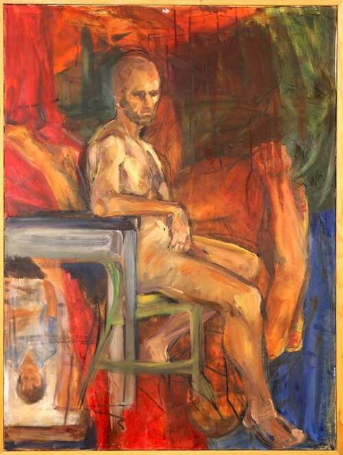 ArtChart | Untitled (Seated Nude) by Tala Madani