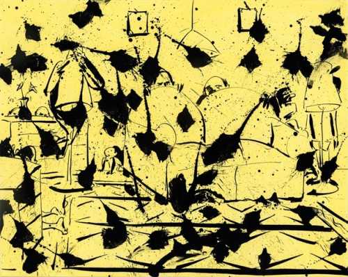 آرتچارت | اتاق نقاشی اکشن از طلا مدنی