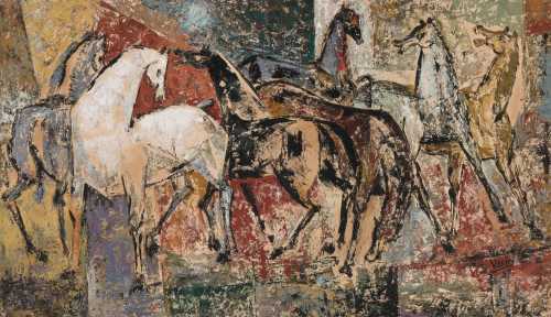 ArtChart | Horses by Mohsen Vaziri Moghaddam