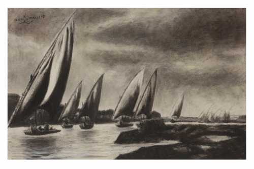 ArtChart | Untitled (Boats) by Hassan Soliman