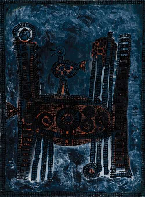 ArtChart | Blue Saghakhaneh by Mansoor Ghandriz