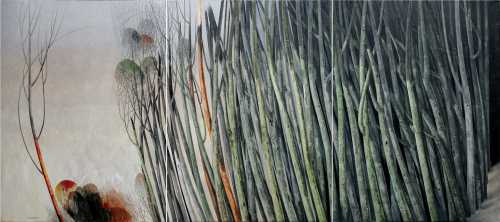 ArtChart | Trees from the Artavil Trees Series by Rezvan Sadeghzadeh