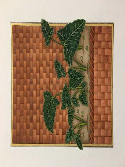 ArtChart | Leaves and border wall by Maryam Baniasadi