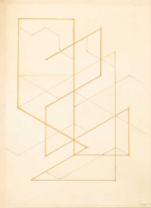 ArtChart | Untitled (Geometric Forms) by Monir Farmanfarmaian