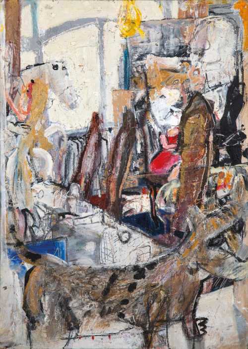 ArtChart | Pregnant Paloma in the Living Room on a Snowy by Arsia Moghaddam