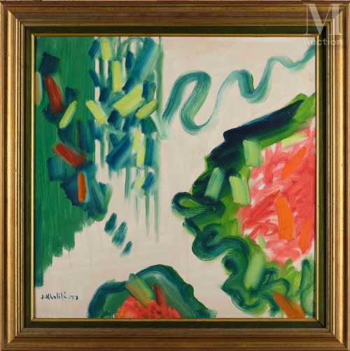 ArtChart | Green Composition by Jean Khalife