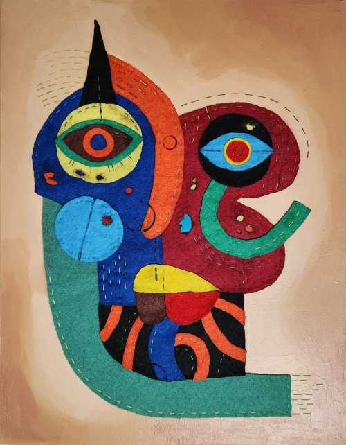 ArtChart | Sewn Imagery 04 by Soha Ghasemi