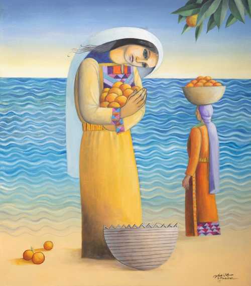 ArtChart | The Lost Sea by Suleiman Mansour