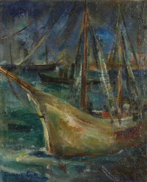 آرتچارت | منظره دریا از بالکن او در عین المرایس (بیروت) از جورج سایر