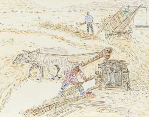 ArtChart | Working in the Field by Inji Aflatoun