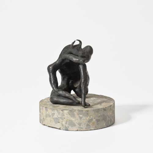 ArtChart | Seated Minotaur by Bahman Mohasses created on 1972 ArtChart | Seated Minotaur by Bahman Mohasses