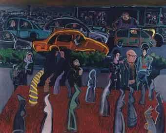 ArtChart | Tuesday Afternoon Pahlavi Street by Rokni Haerizadeh