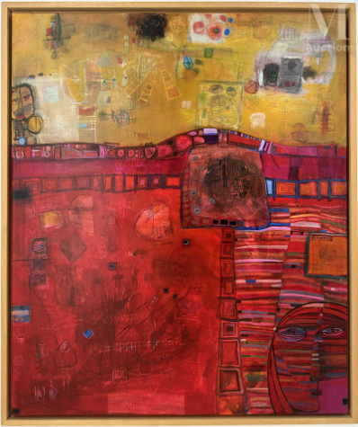 ArtChart | La chambre rouge by Hoshyar Rasheed