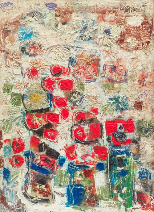 آرتچارت | طبیعت بی‌جان با گلها از فاتح مدرس