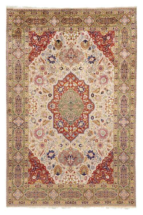 ArtChart | A SILK TABRIZ CARPET by Unknown Artist