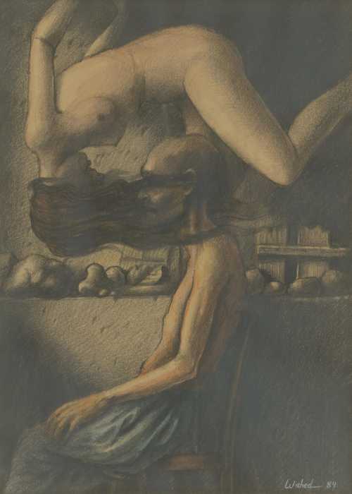 ArtChart | Female Nude and Old Man by Wahed Khakdan