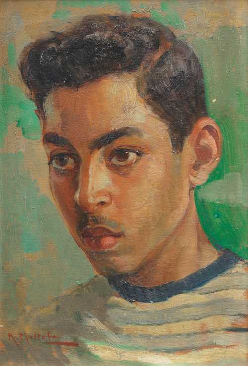 ArtChart | Portrait of The Artist's Son Youssef by Kamel Moustafa