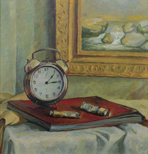ArtChart | Still Life with Watch by Mansoor Ghandriz