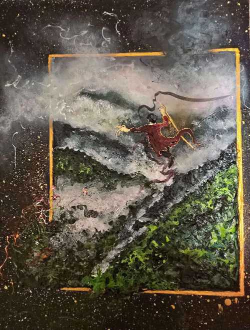 ArtChart | A Man Above the Fog by Tolou Naseri