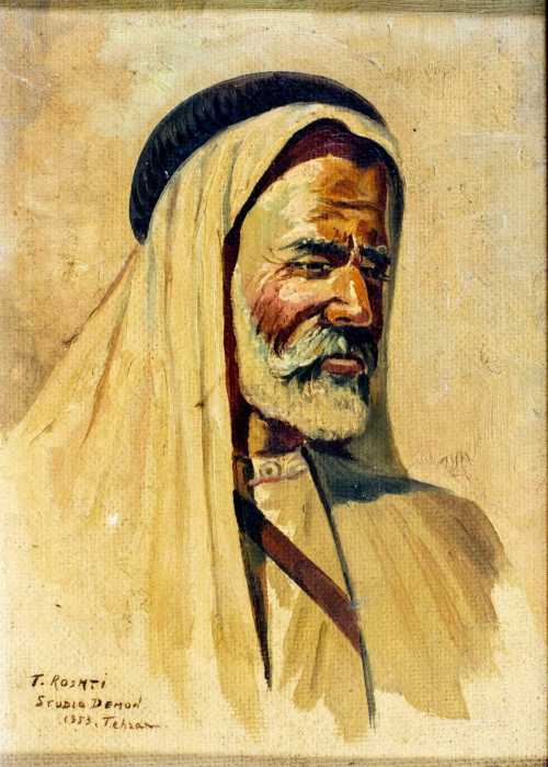 آرتچارت | پرتره مرد خاورمیانه‌ای از تی روشتی