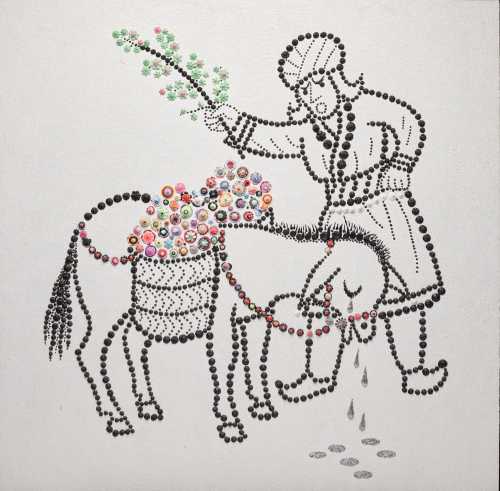 ArtChart | Crying Donkey by Farhad Moshiri created on 2007 ArtChart | Crying Donkey by Farhad Moshiri
