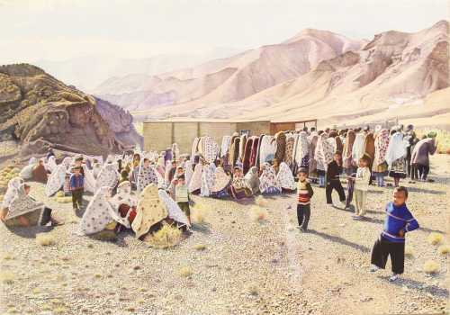 ArtChart | Abyaneh Eid al-Fitr Prayer by Hakop Vartanian