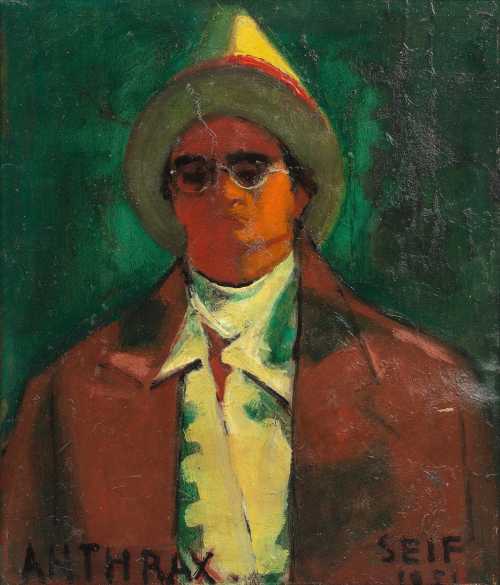 ArtChart | Self-Portrait in Anthrax by Seif Wanly