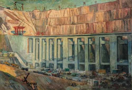 ArtChart | The High Dam by Abdul Aziz Darwish
