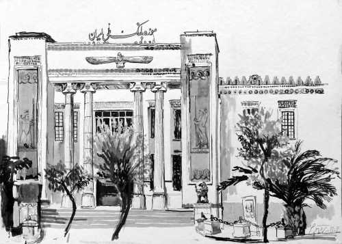 ArtChart | Study for National Bank Museum by Marjan Nemati