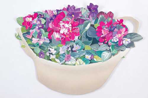 آرتچارت | بنفشه آفریقایی از موژان یعقوبی