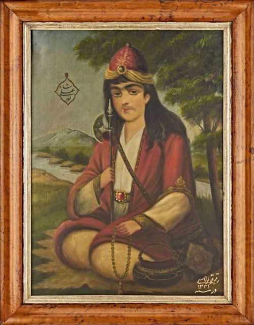 آرتچارت | پرتره ای از درویش نورعلی شاه از حسین قوللر آقاسی