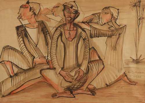 ArtChart | Villagers by Ragheb Ayad