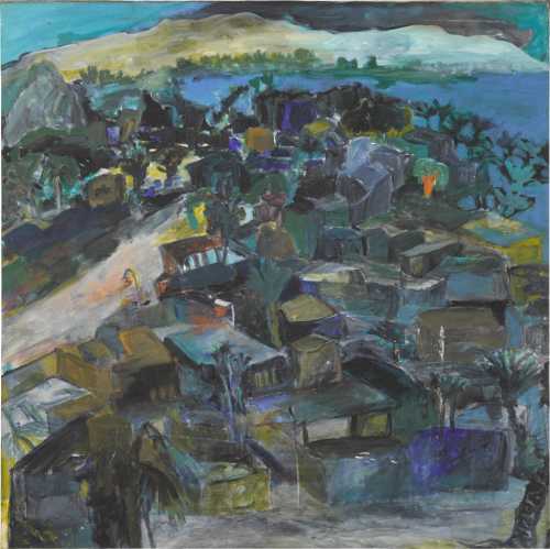 ArtChart | Siwa Viewed from the Temple of Amoun by Anna Boghiguian