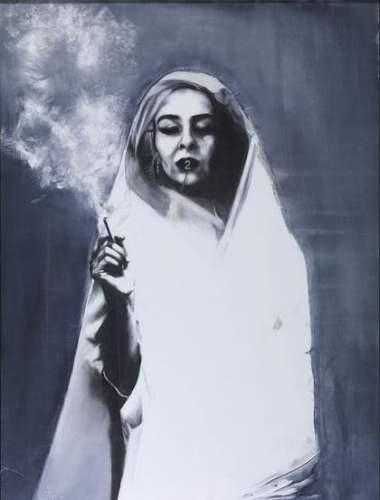 ArtChart | FEMME A LA CIGARETTE by Afshin Pirhashemi