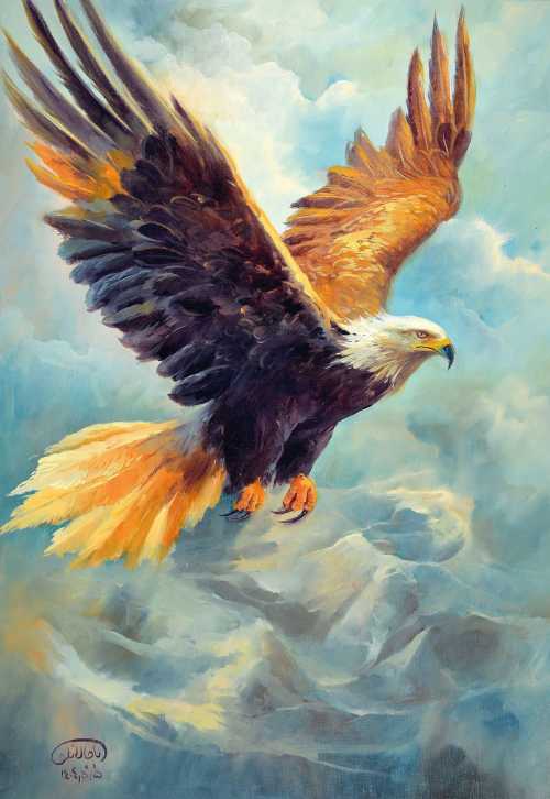 آرتچارت | عقاب از ابراهیم باجالانلو