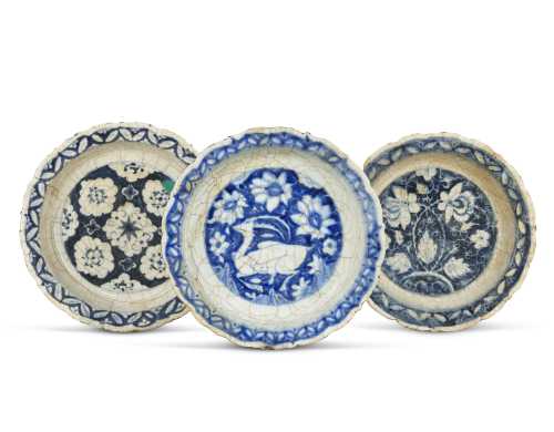 ArtChart | THREE KUBACHI POTTERY DISHES by Unknown Artist