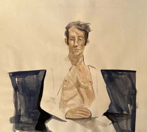 ArtChart | Seated Boy by Shaghayegh Torabi