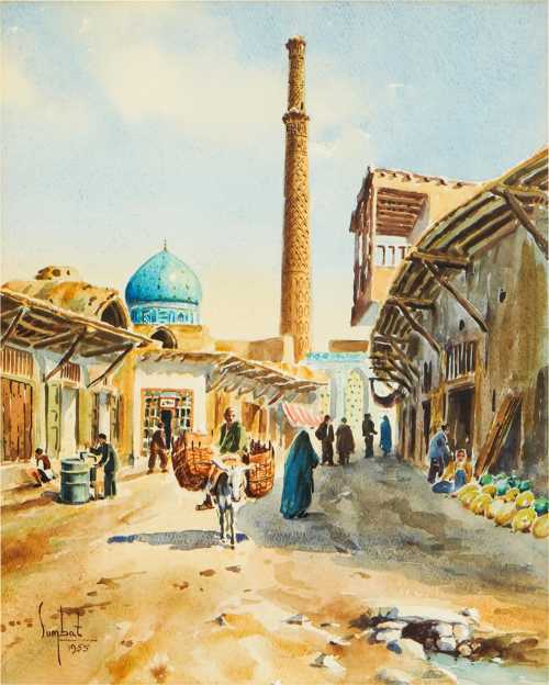 ArtChart | Persian Market Scene by Der Kiureghian Sombat