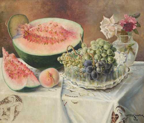 ArtChart | Still Life with Watermelons by Taufiq Tareq