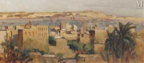 ArtChart | Vue d'Assouan by Georges Hanna Sabbagh