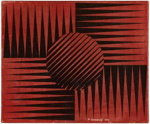 آرتچارت | بدون عنوان (دایره قرمز) از هاشم سمرجي