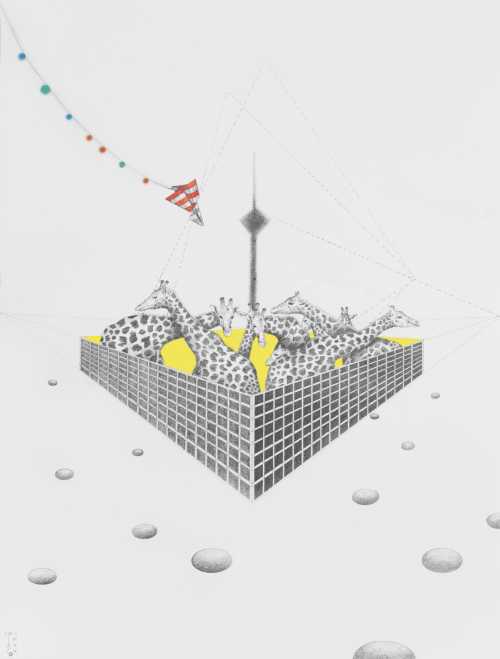 ArtChart | Above the Tehran Line : A Place Above the Lines the City has Drawn for the Mind. Where Imagination begins... by Saghar Hamzehloo