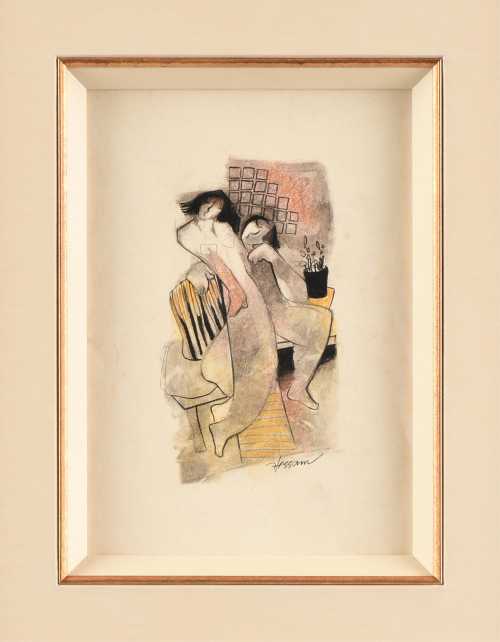 ArtChart | Two Figures by Hessam Abrishami