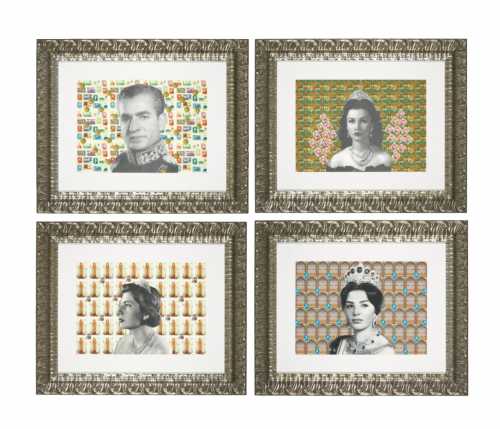 ArtChart | The Shah and His Three Queens by Afsoon  