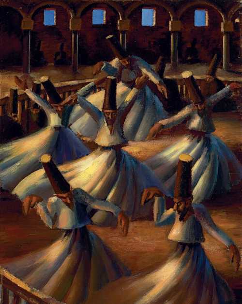 ArtChart | The Whirling Dervishes by Mahmoud Said