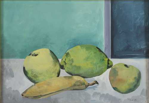 ArtChart | Still Life (Green Fruit and Banana) by Bahman Mohasses