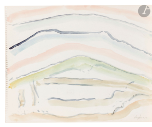 ArtChart | Landscape by Etel Adnan